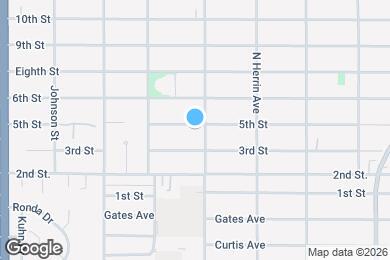 Map image of the property - 1456 5th St