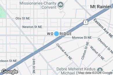 Map image of the property - 2634 Rhode Island Ave NE