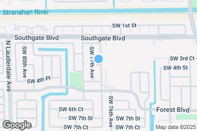 Map image of the property - 319 SW 76th Terrace