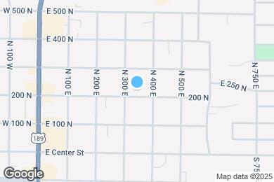 Map image of the property - 345 E 200 N