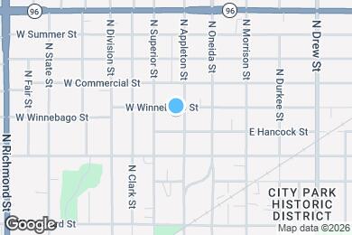 Map image of the property - 815 N Appleton St