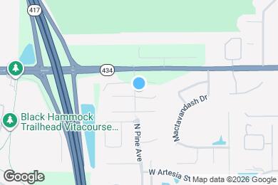 Map image of the property - 1260 Palm Dr