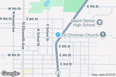 Map image of the property - 591 1/2 N Lincoln Ave