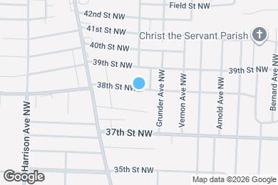 Map image of the property - 1618 38th St NW