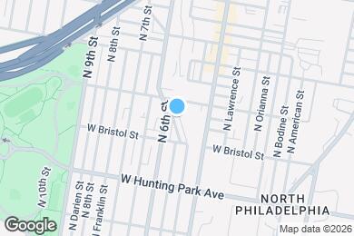 Map image of the property - 4341 N Fairhill St