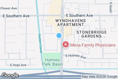 Map image of the property - 1350 S Greenfield Rd