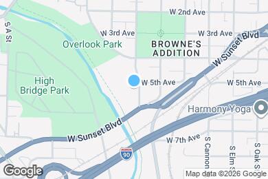 Map image of the property - 504 S Coeur d'Alene St