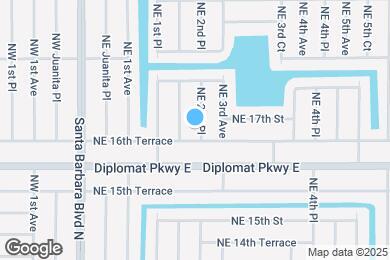 Map image of the property - 1614 NE 2nd Pl