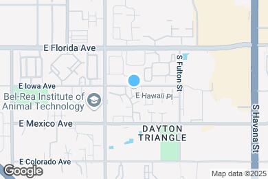 Map image of the property - 9843 E Hawaii Pl
