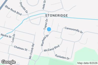 Map image of the property - 2343 Warfield Dr