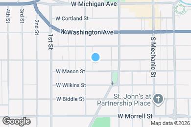Map image of the property - 227 W Franklin St