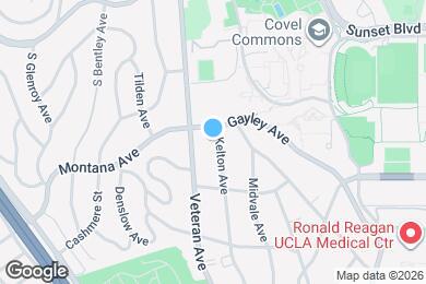 Map image of the property - 411 Kelton Ave