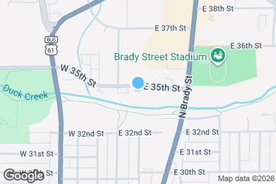 Map image of the property - 127 E 35th St