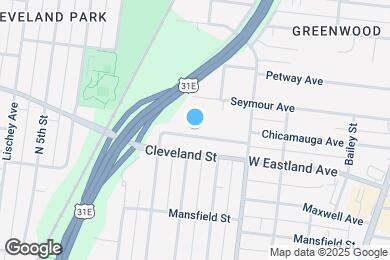 Map image of the property - 911 W Eastland Ave