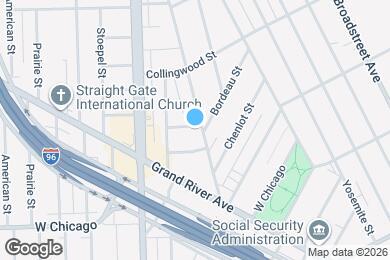 Map image of the property - 9845 Belleterre St