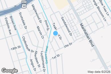 Map image of the property - 1105 Warren Dr