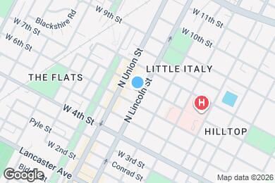 Map image of the property - 619 N Lincoln St