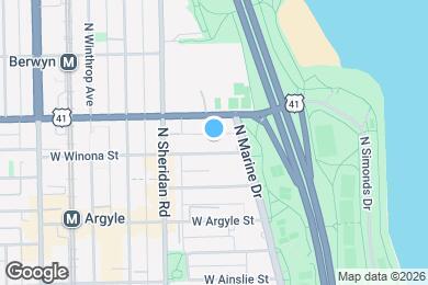 Map image of the property - 900 W Winona St