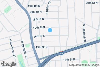 Map image of the property - 4433 16th St N