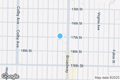 Map image of the property - 1705 Lombard Ave