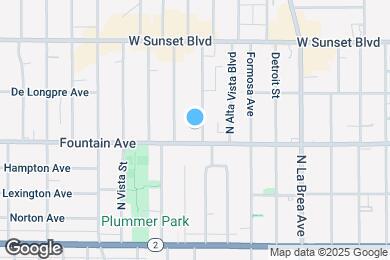 Map image of the property - 1315 N Poinsettia Pl