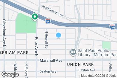 Map image of the property - 1871 Carroll Ave