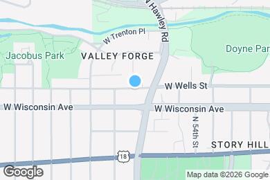 Map image of the property - 5725 W Wells St