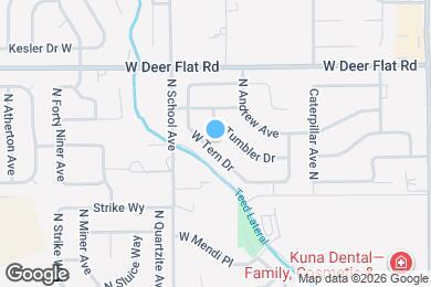 Map image of the property - 720 W Tern Dr