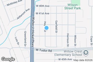 Map image of the property - 4207 Hayes St