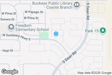 Map image of the property - 21861 W Mohave St