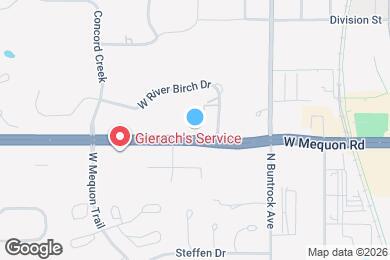 Map image of the property - 6714 W Mequon Rd
