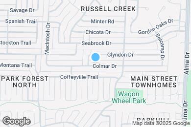 Map image of the property - 1337 Colmar Dr