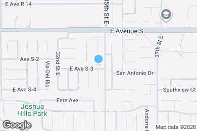 Map image of the property - 3403 E Avenue S3