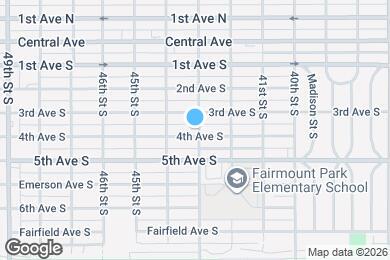Map image of the property - 4301 4th Ave S