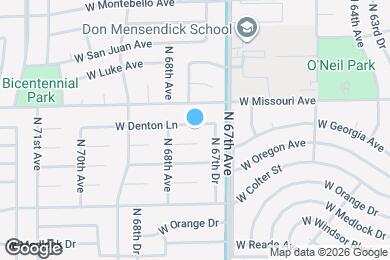 Map image of the property - 6731 W Denton Ln