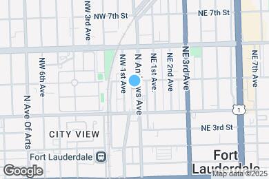 Map image of the property - 435 N Andrews Ave