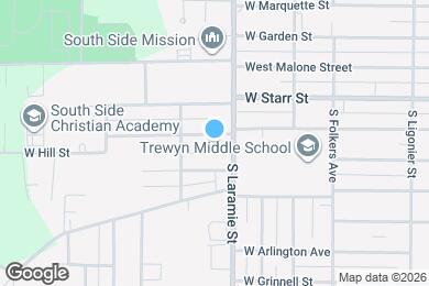 Map image of the property - 3112 W Latrobe St