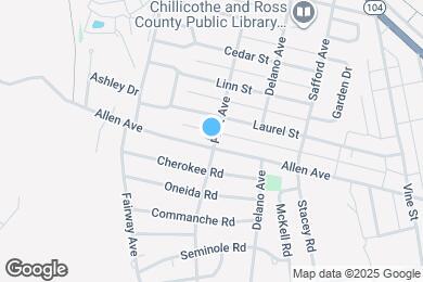 Map image of the property - 619 Allen Ave