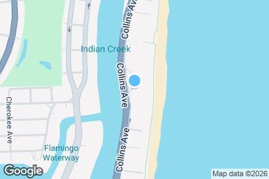 Map image of the property - 5101 Collins Ave