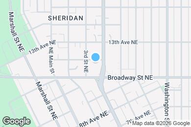 Map image of the property - 314 12th Ave NE