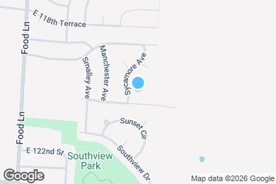 Map image of the property - 11955 Sycamore Ave