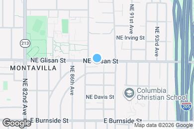 Map image of the property - 8746 NE Glisan St