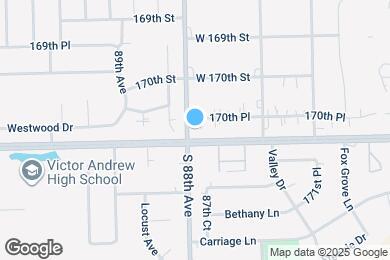 Map image of the property - 17031 S 88th Ave