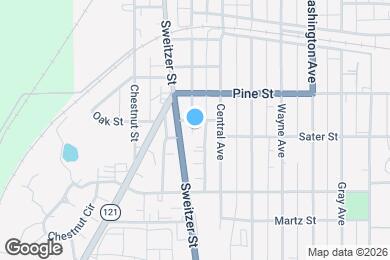 Map image of the property - 709 Euclid Ave