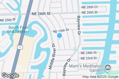 Map image of the property - 2432 NE 26th Ave