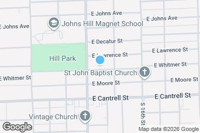 Map image of the property - 1252 E Whitmer St