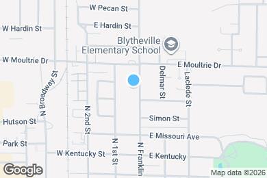 Map image of the property - 809 N Franklin St