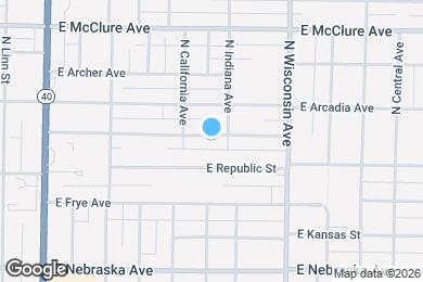 Map image of the property - 608 E Thrush Ave