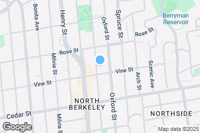 Map image of the property - 1433 Walnut St
