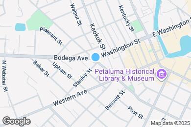 Map image of the property - 203 Howard St